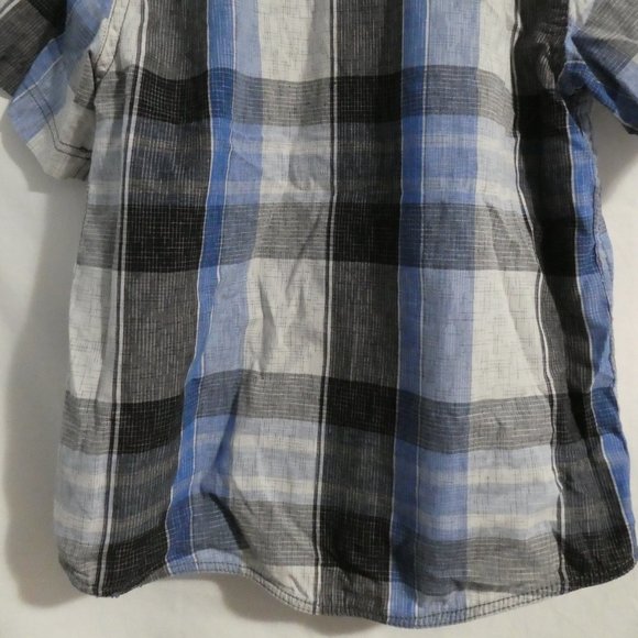 BURNSIDE, 6x, casual button down plaid shirt, BNWOT - Picture 12 of 13